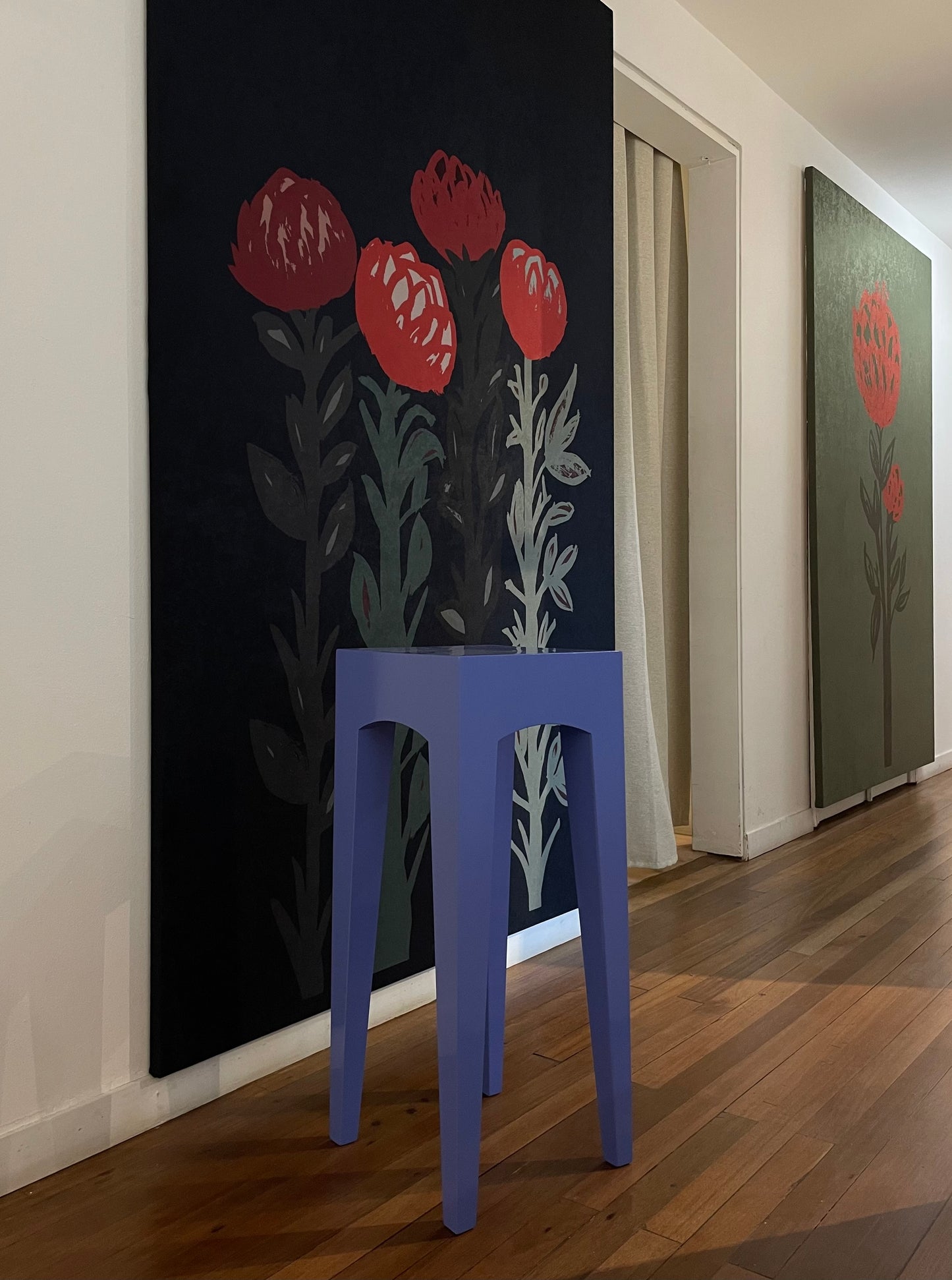 Flowering One - Large Format Illustration on Frame