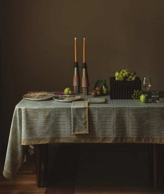 Manteles ETFL GEOMETRÍA LA LÍNEA EN TRÍPTICO