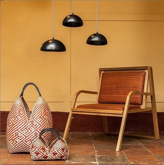 Poltrona A.R.Q. Caña Flecha Coral