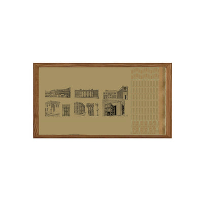 FINE ART ETFL - SERIE: DIBUJOS DE ARQUITECTURA 2