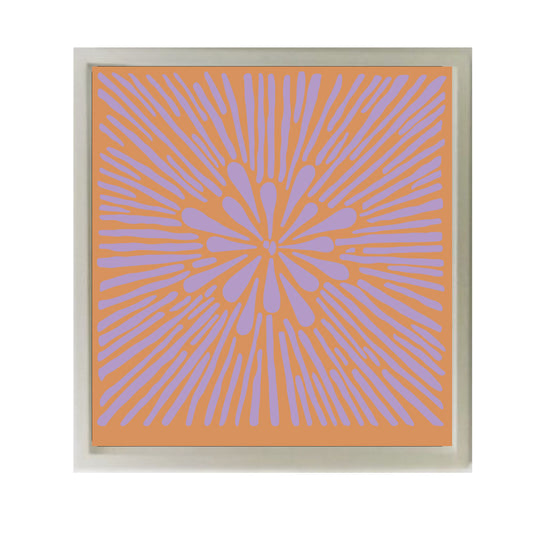 Pomología Cuadrado Ladrillo/Lavanda