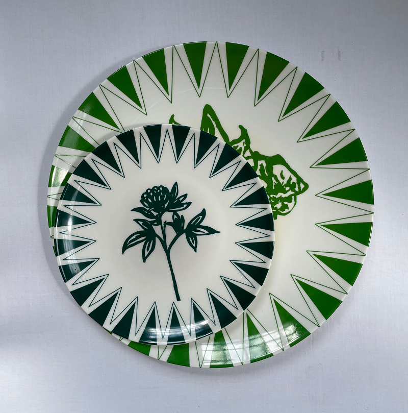 Cloud Forest Plate 7 - Set of 3 sizes
