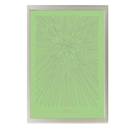 Poster Pomología Línea - Verde/Lavanda - OCHOINFINITO