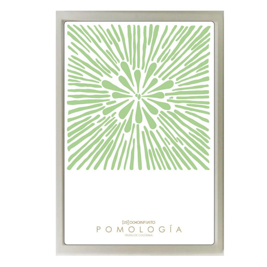 Poster Pomología Plano - Verde claro - OCHOINFINITO